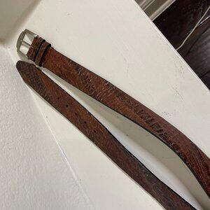 Mens Vintage Bill Lavin Italian Leather Belt